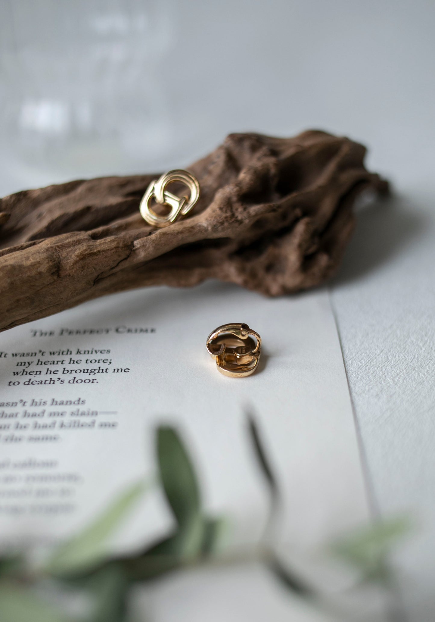 Vintage Christian Dior Clip-On Earrings (J-CD11)