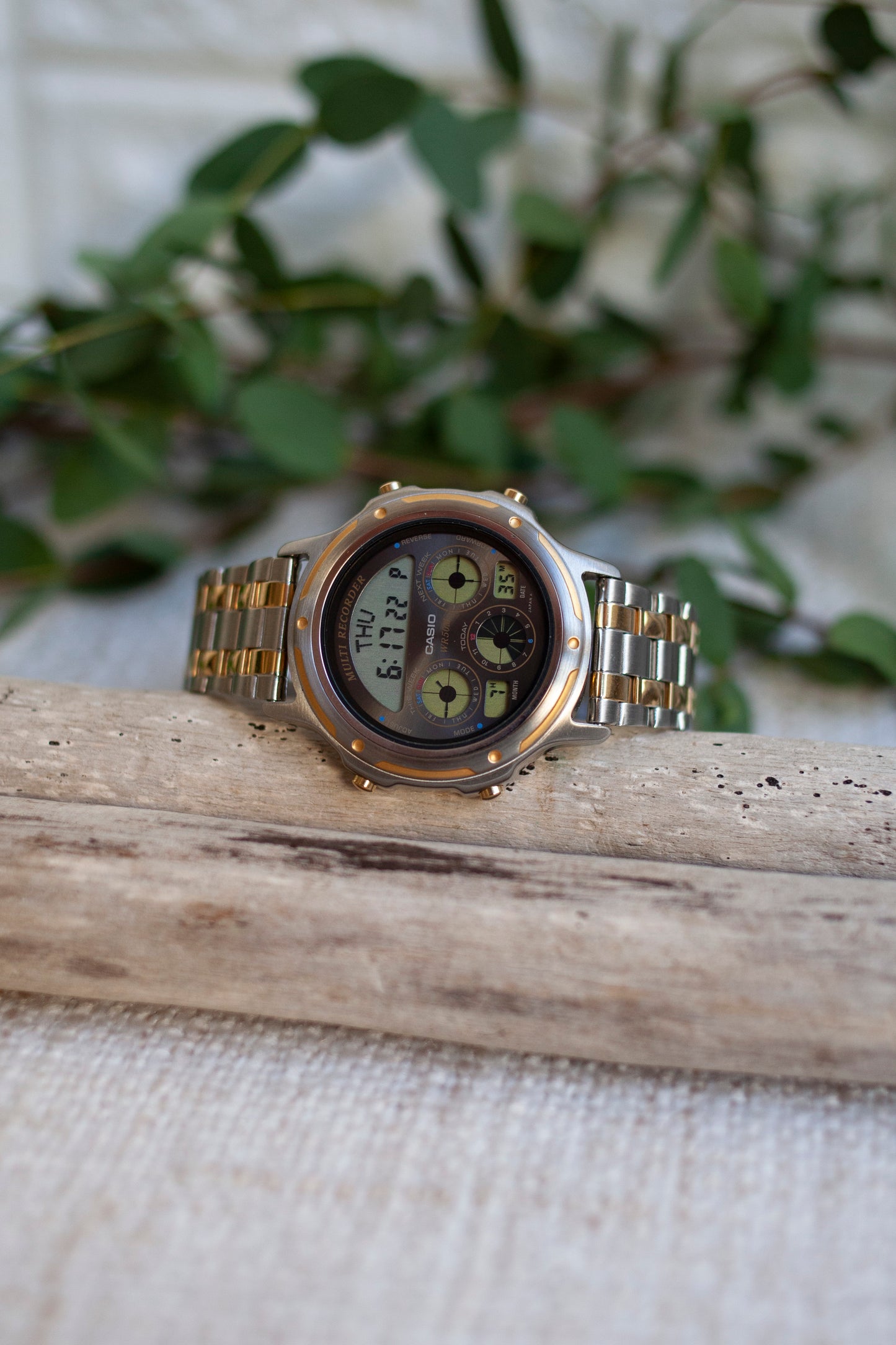 Casio Digital Multi-Recorder Watch (Gunmetal Grey)