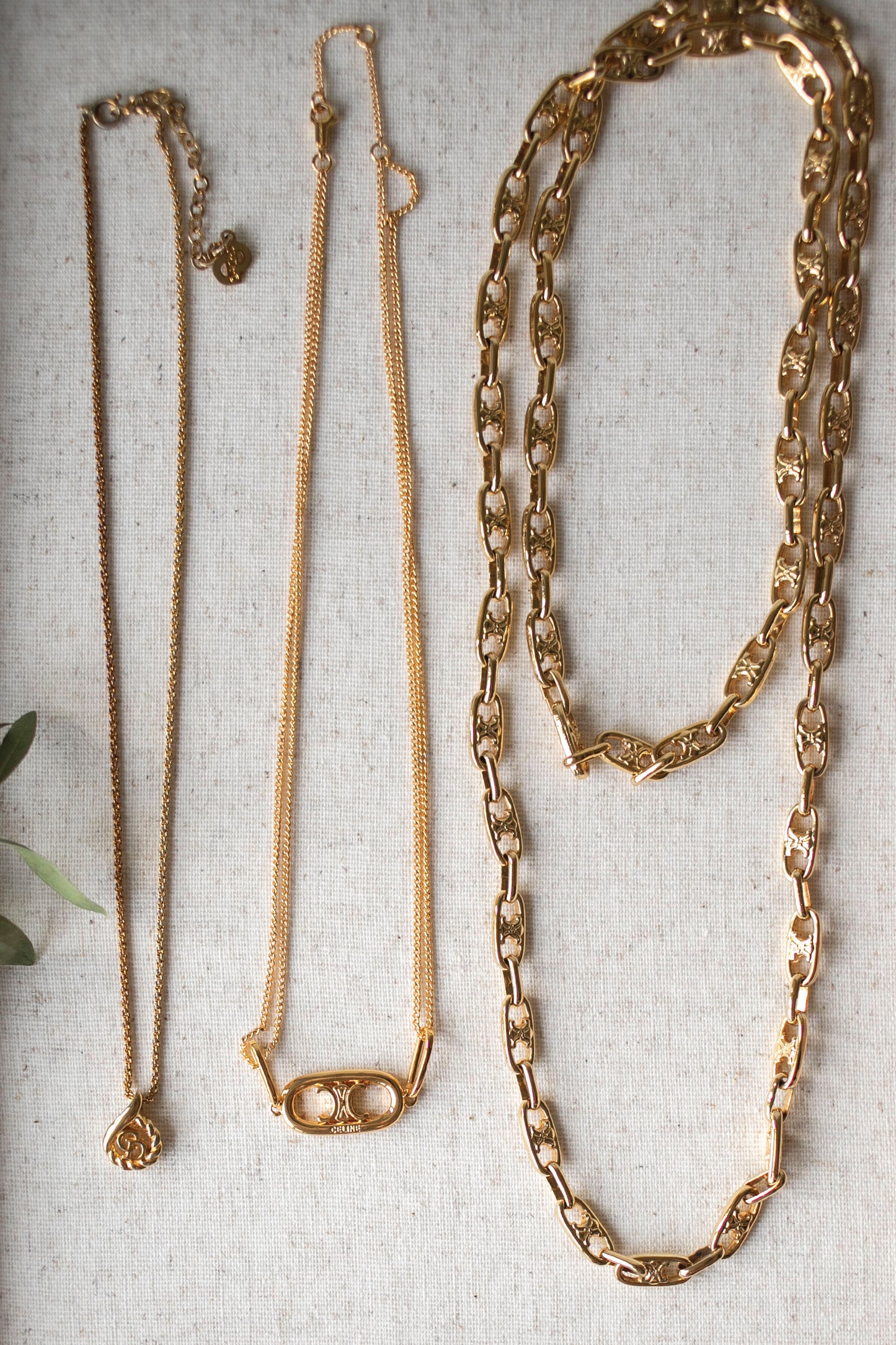 Vintage Christian Dior Teardrop Necklace (J-CD12)