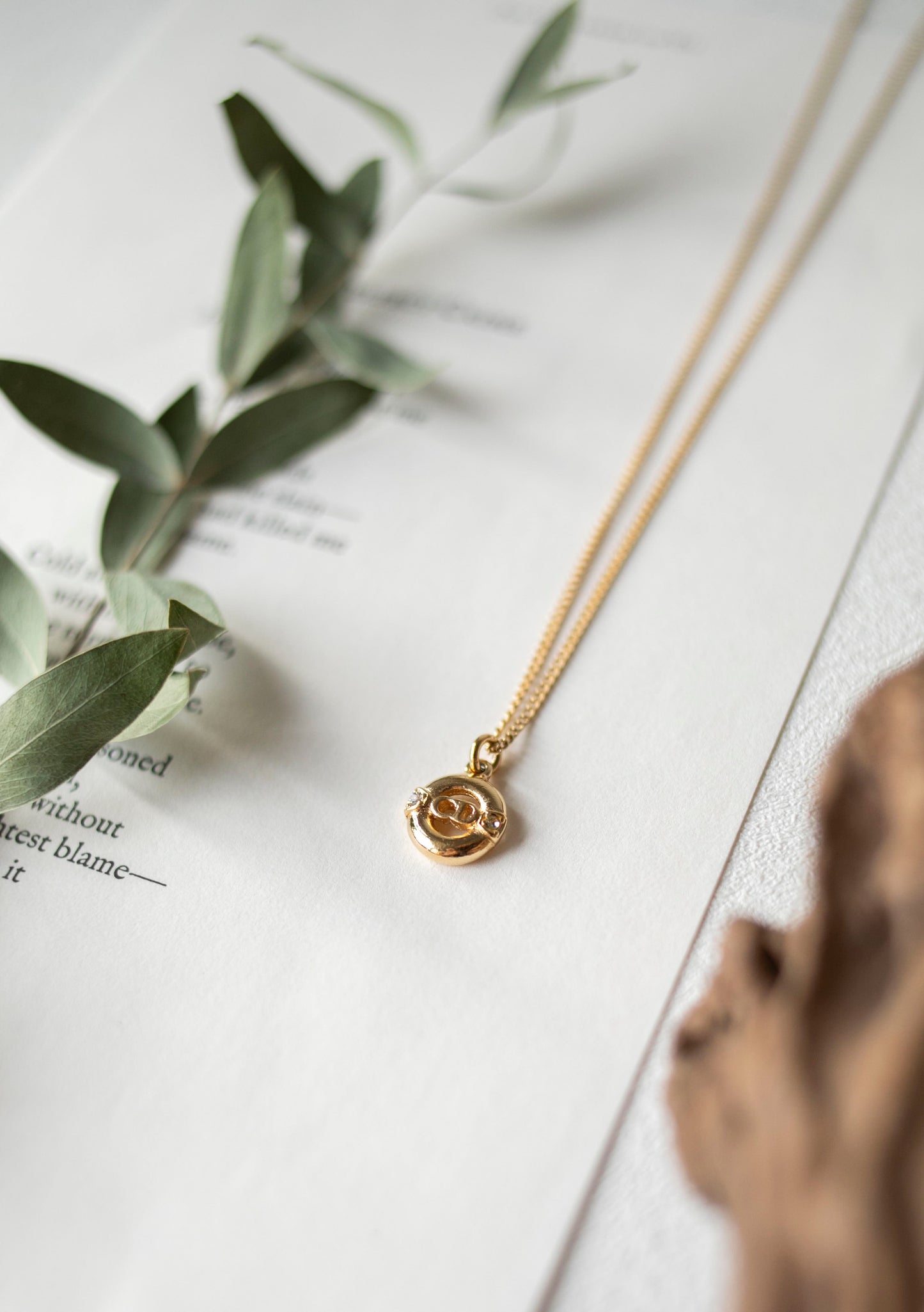 Vintage Christian Dior Planet Necklace (J-CD08)