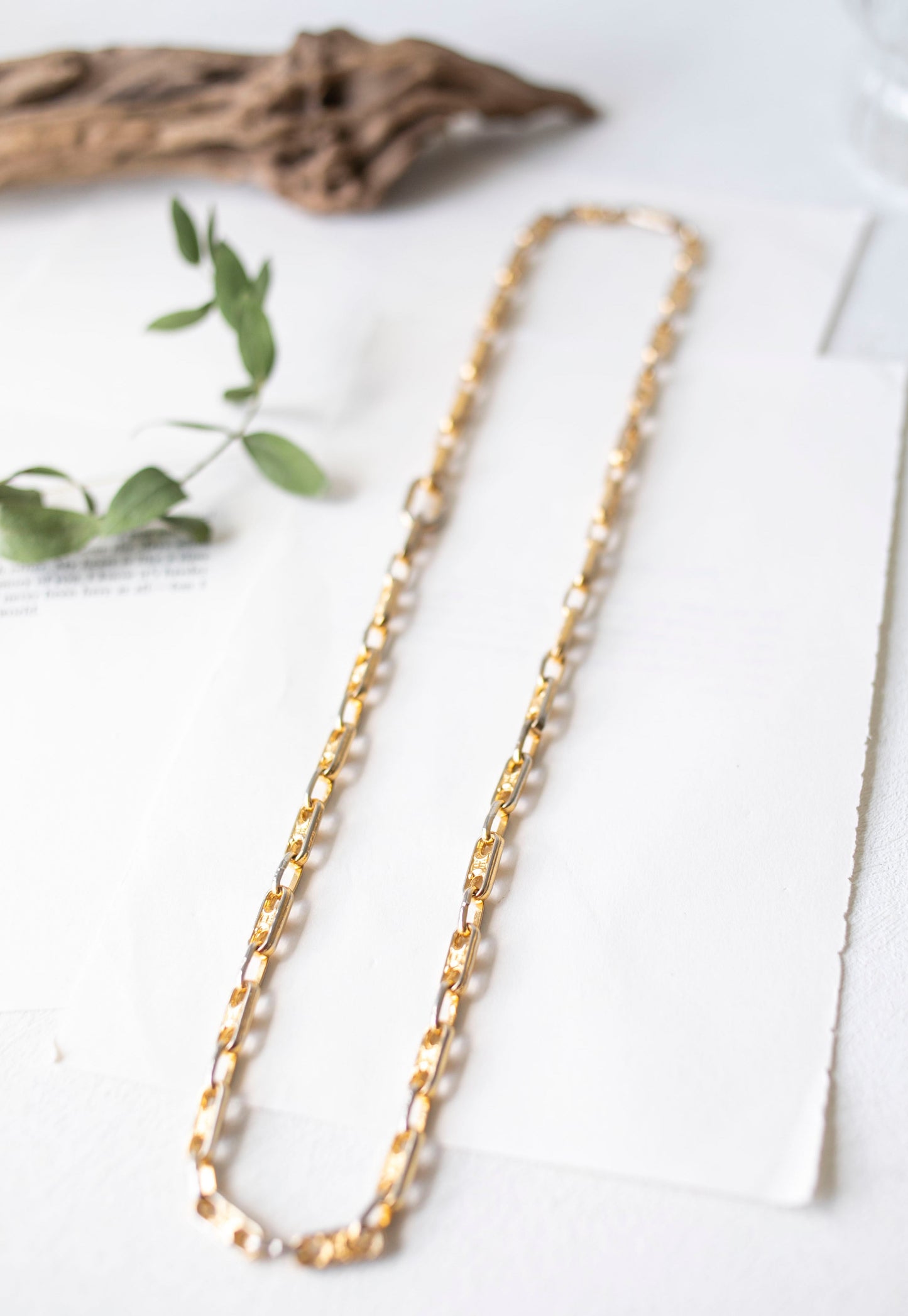 Vintage Celine Macadam Chain Necklace (J-C03)