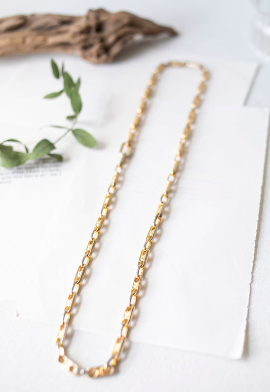 Vintage Celine Macadam Chain Necklace (J-C03)