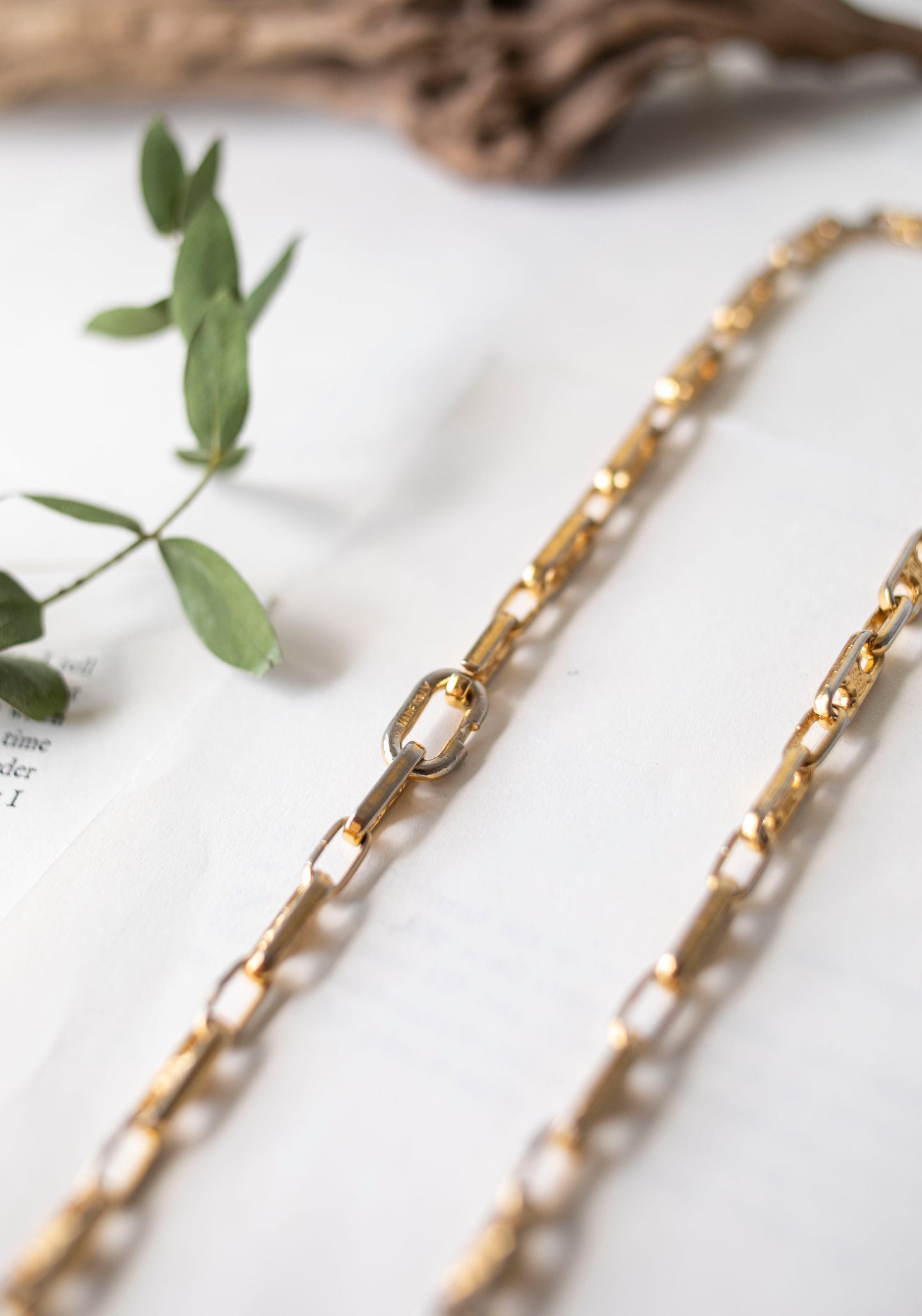 Vintage Celine Macadam Chain Necklace (J-C03)