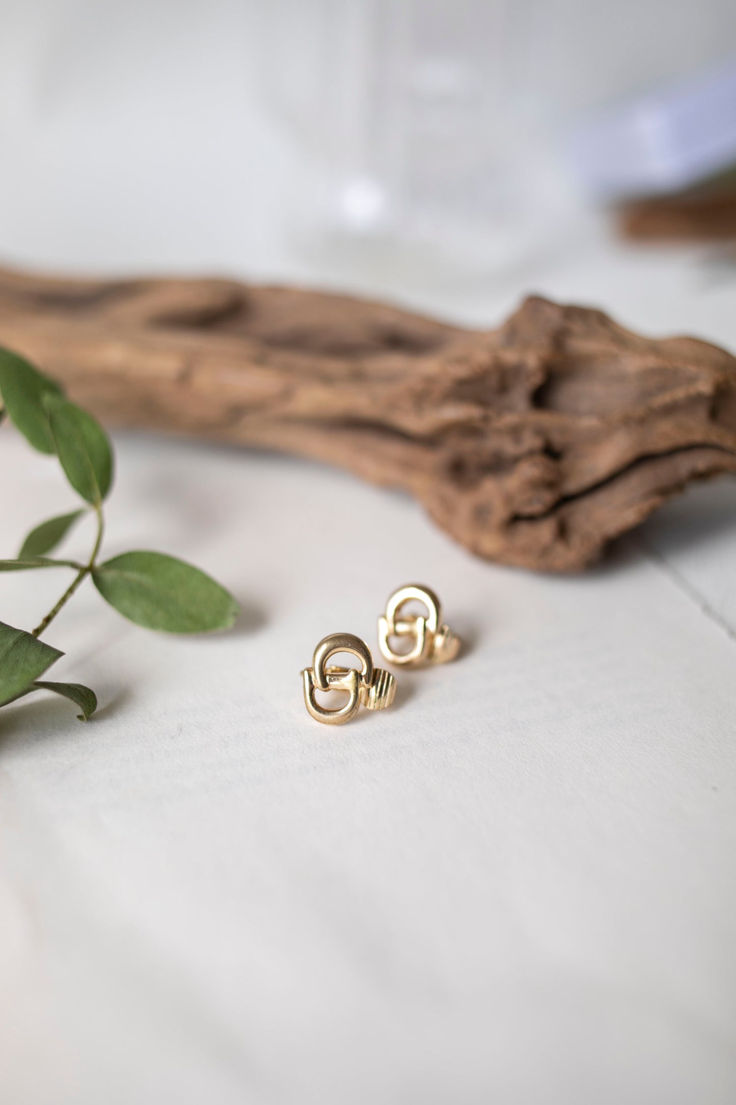 Vintage Christian Dior Clair D Lune Clip-On Earrings (J-CD09)