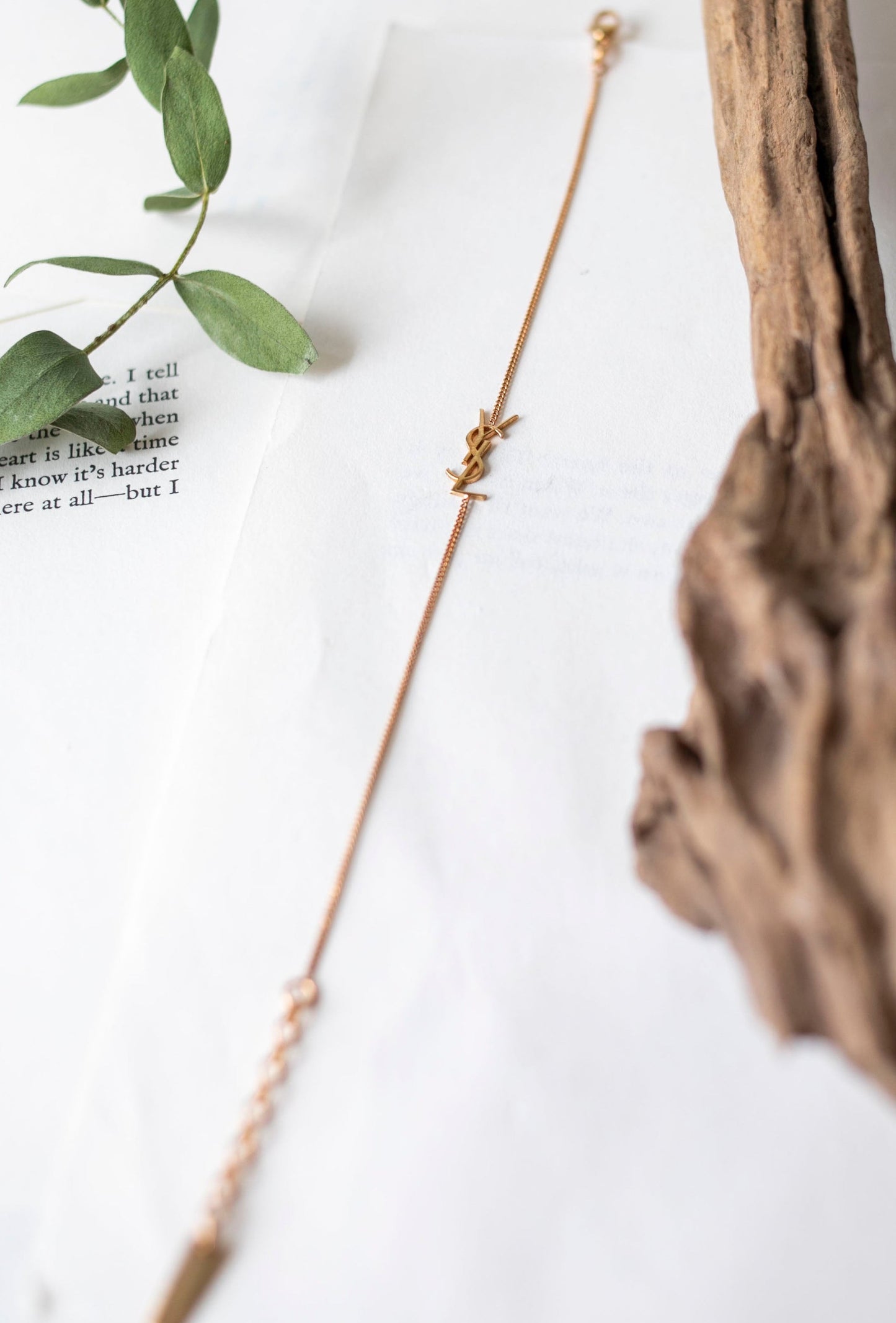 Vintage Saint Laurent YSL Monogramme Cassandra Bracelet (J-YSL01)