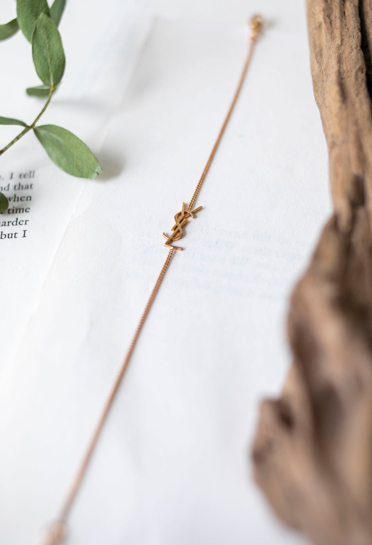 Vintage Saint Laurent YSL Monogramme Cassandra Bracelet (J-YSL01)